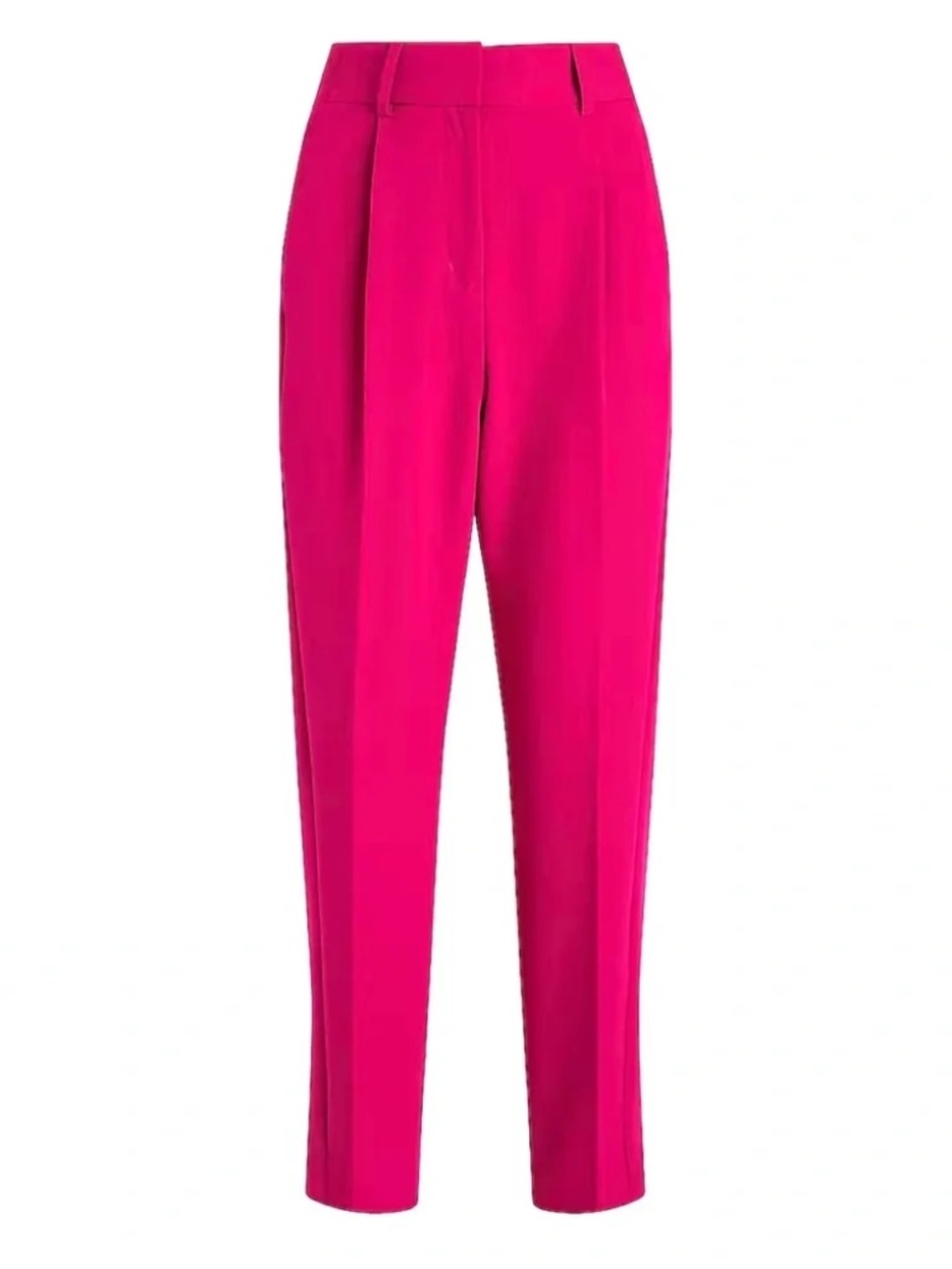 Express High Rise Ankle Pants Hot Pink Fuchsia Size 2 Tailored Trousers